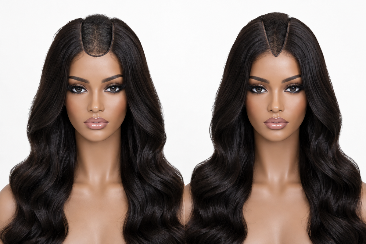 U-Part vs V-Part Wigs: What's the Difference?