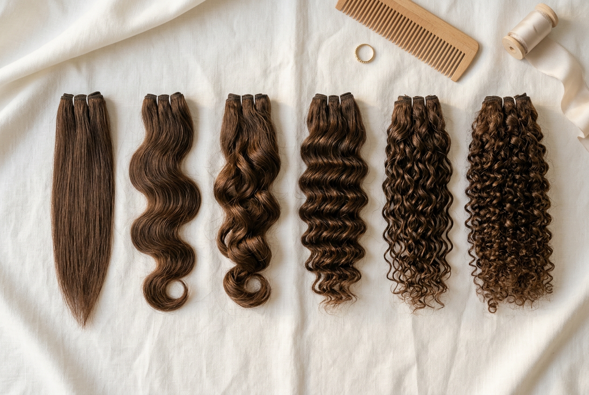 Wig Texture Guide: Body Wave vs. Loose Wave vs. Deep Wave vs. Water Wave vs. Curly — What's the Difference?