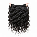 Loose Wave Human Hair Bundles (3 Pcs) – 100% Remy Malaysian Hair, Natural Black, 10"–28"