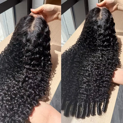 Burmese Curly Lace Front Wig | 13x4 & 13x6 HD Lace | 200% & 220% Density | Human Hair