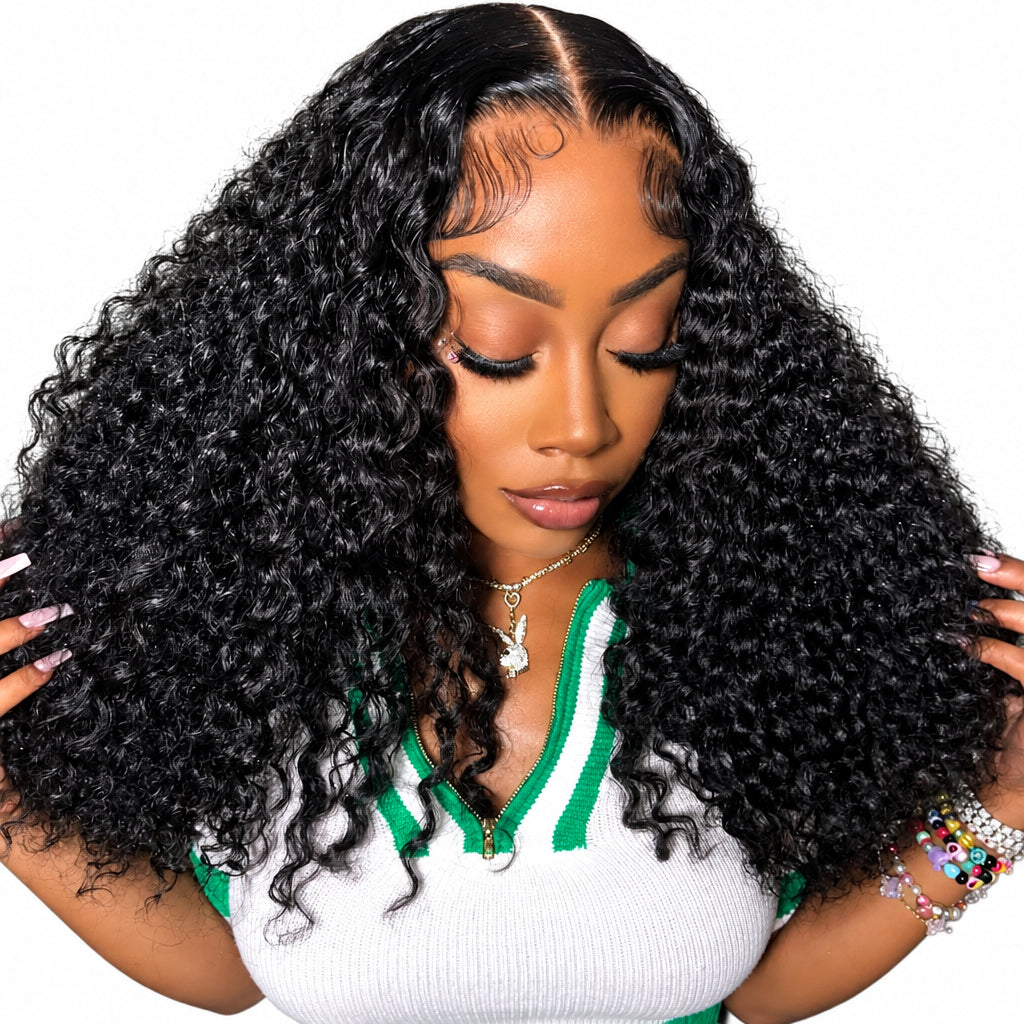 Deep Wave 13x4 Lace Front Wig – 100% Remy Human Hair, Pre-Plucked with Baby Hair, 18"–30"