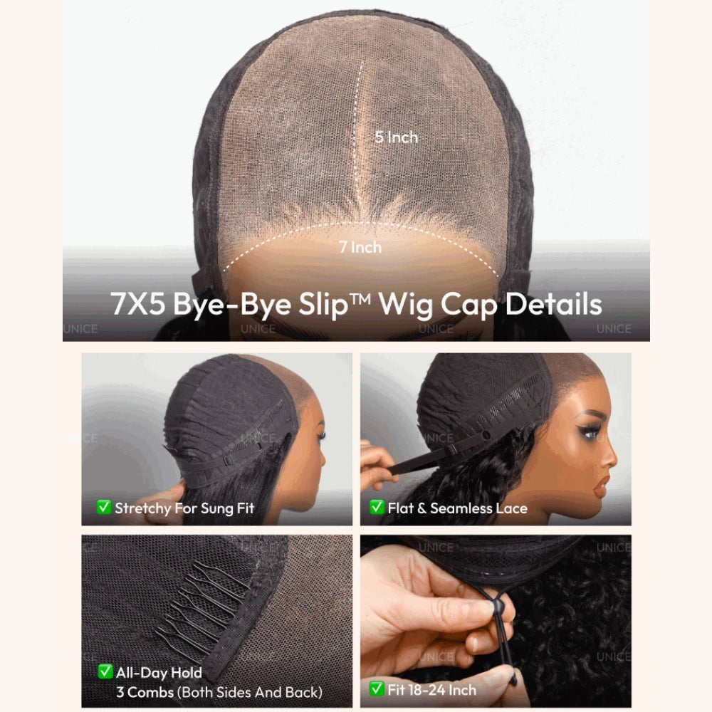 Yaki Straight Bob Wig | 7x5 Glueless Lace | Pre-Layered Side Part | 150% & 180% Density