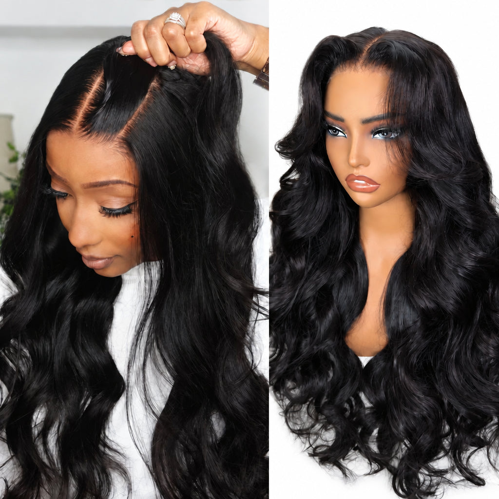 Body Wave Lace Wig – Glueless Human Hair, 7x5 & 13x4, 150% Density