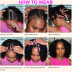 Yaki Straight V Part Wig | Ombre & Natural Color | Glueless Human Hair
