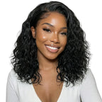 6x4 Lace "C" Side Part Loose Wavy Bob Wig – 220% Density Glueless Human Hair