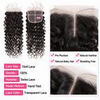 Brazilian Deep Wave 3 Bundles with 4x4 Lace Closure | 100% Remy Human Hair