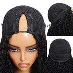 Kinky Straight V Part Wig – Glueless Human Hair, 150% Density