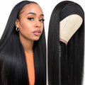 Straight Headband Wig – 100% Remy Human Hair, Glueless, 150% & 180% Density, 14"–28"