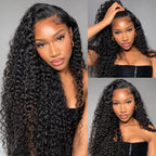 Brazilian Deep Wave 3 Bundles with 4x4 Lace Closure | 100% Remy Human Hair