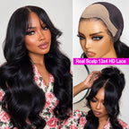 Body Wave Lace Wig – Glueless Human Hair, 7x5 & 13x4, 150% Density