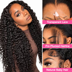 Deep Wave 4x4 Lace Closure Wig – Brazilian Virgin Human Hair