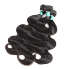Body Wave Hair Bundles with 13x4 Frontal – 3 Bundles + Transparent Lace, 100% Remy Human Hair