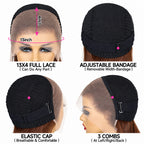 Chocolate Brown Bob Wig | 13x4 Transparent Lace Front | Bone Straight | 100% Remy Human Hair