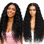 Water Wave Human Hair Wig | 13x4 & 7x5 Glueless Lace Wig with Baby Hair
