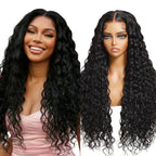 Water Wave Human Hair Wig – Glueless Lace Wig, Ready to Wear (7x5 & 13x4 Lace)