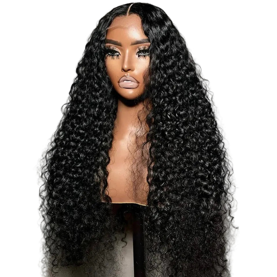 Deep Wave 4x4 Lace Closure Wig – Brazilian Virgin Human Hair