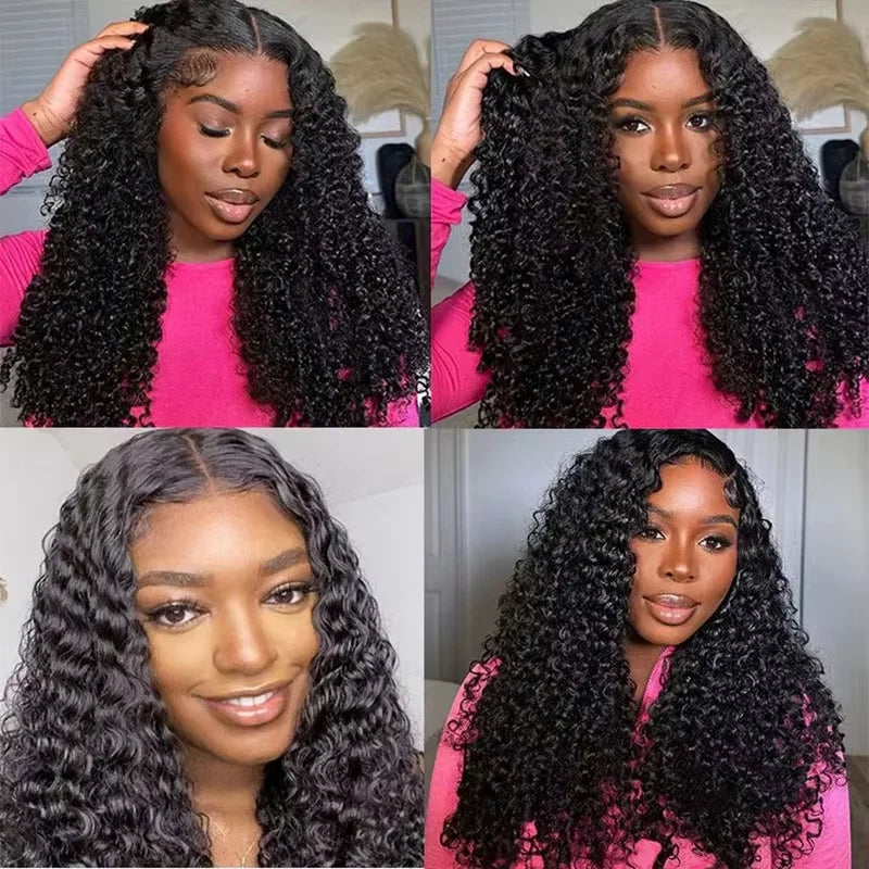 Burmese Curly Lace Front Wig | 13x4 & 13x6 HD Lace | 200% & 220% Density | Human Hair