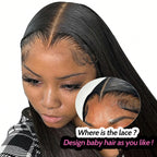 Glueless Straight Wig | 6x4 & 7x5 HD Lace | Wear & Go | Pre-Cut & Pre-Plucked | Human Hair